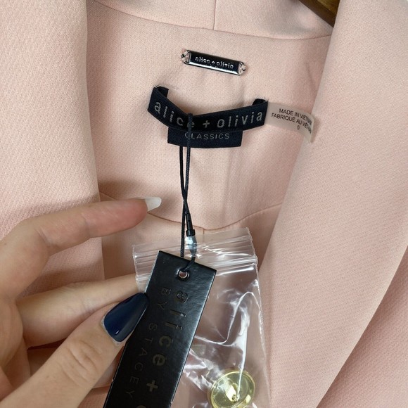 Alice + Olivia Pink Blazer Tailored Suit Jacket - Picture 5 of 5